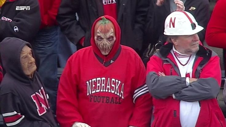 nebraska college football costume scary
